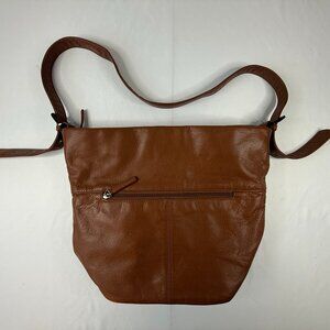 Stone Mountain Leather Handbag Brown
